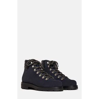 Scarosso Catherine Boots in Navy - Suede at Nordstrom, Size 38.5