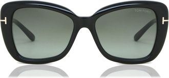 Tom Ford FT1008 MAEVE 01B Womens Sunglasses Black Size 55