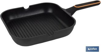 cofan Sart&eacute;n Asadora Full Induction Aluminio Fundido 28 X 28 Cm Olivier