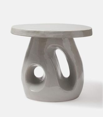 Serax Ame 10 stoneware side table by Marie Michielssen