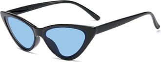 Generic Women Vacation Small Frame Sunglasses Outdoor Men Driving Sun Glasses(Blue)
