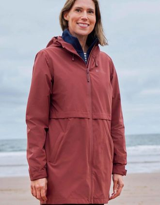 Mountain Warehouse Womens Mountain Warehouse Womens/Ladies Hilltop II Waterproof Jacket - Red/Orange/Brown - Size: 14
