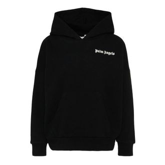 Palm Angels Overlogo Oversize Fit Hoodie - male - Palm Angels - Kids Sweatshirts - Black - 12 Y - Kids