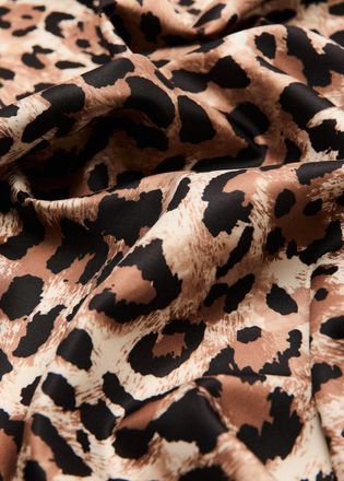 Mango Foulard animal print marrone - Donna - Taglia unica - MANGO
