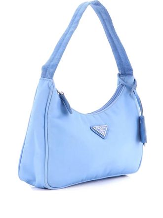 Prada Re-Edition 2000 Tessuto Mini hobo bag - Blu