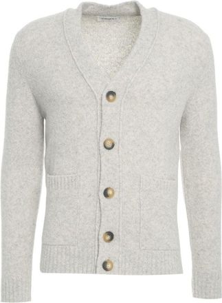KANGRA Cashmere Blend Cardigan With V-Neck And Button Closure