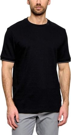 HUGO BOSS Hombre, Camisetas, Negro, Talla: M