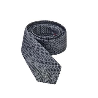 Jil Sander Accessoires, Heren, Grijs, ONE Size, Zijden Stropdas 7cm
