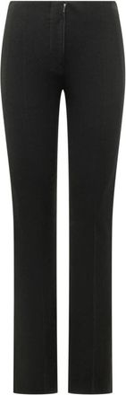 Sportmax Earry 1 Pantalone - Dames - Slim Fit Broeken - Zwart - M - Leer - Broeken