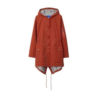 Burberry Mens Bonded Cotton Parka, Size XX-Small