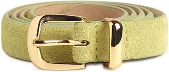 Favorite Daughter Skinny Suede Belt in Wax Yellow at Nordstrom, Size Medium