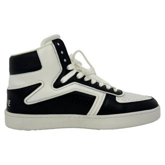 Celine Celine Trainer CT-01 hoge sneakers in zwart leer