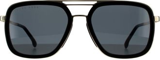 HUGO BOSS Aviator Black Gold Grey 90041091