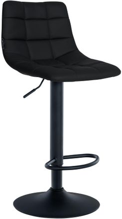 Clp Taburete De Bar Jerry En Piel Sint&eacute;tico Negro Negro