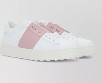 Valentino Garavani signature band low top leather sneakers