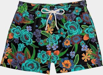 Arrels Barcelona Men & apos;s Painterly Floral Regular-Fit Swim Shorts