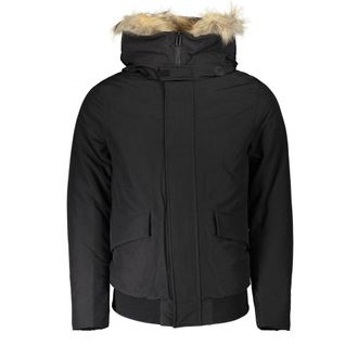 Woolrich Black Cotton Men Mens Jacket