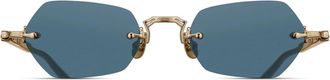 Matsuda M5011 Zonnebrillen - Dames - Zonnebrillen - Geel - ONE Size - Accessoires