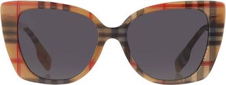 Burberry Meryl Dark Grey Cat Eye Ladies Sunglasses BE4393 377887 54