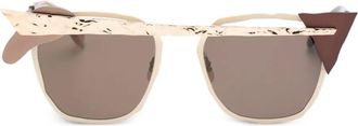 Masahiromaruyama square-frame sunglasses - Brown