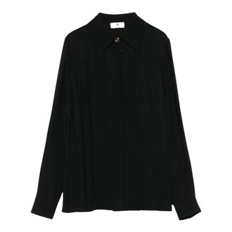 Elisabetta Franchi Overhemden, Dames, Zwart, S, Camicia