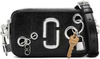 Marc Jacobs Tassen, Dames, Zwart, ONE Size, Leer, Grommet Charm Snapshot