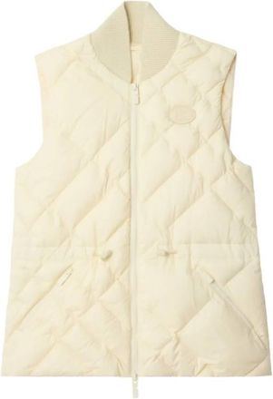 Burberry Womens Ceramic White Devonside Vest, Size Small