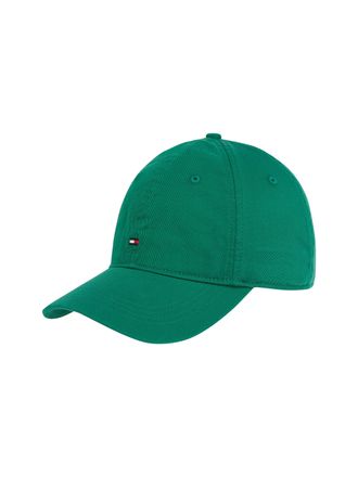 Tommy Hilfiger Baseball Cap TOMMY HILFIGER TH FLAG SOFT 6 PANEL CAP, Herren, gr&uuml;n (nouveau gr&uuml;n), Baumwolle, Caps Baseball Cap, Mit verstellbarem Verschluss, Logo St