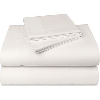 California Design Den Hotel Luxe 800 Thread Count 100% Cotton Sateen Sheet Set in Eggshell Cream at Nordstrom, Size King