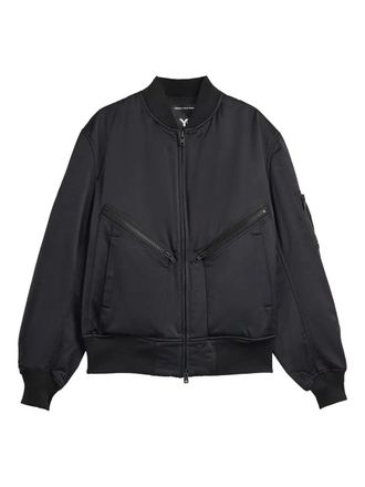 adidas Y-3 zip-up bomber jacket - Black