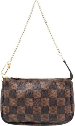 Louis Vuitton Pre-owned Mini Bags, female, Brown, Size: ONE SIZE Pre-owned Mini Pochette Accessoires