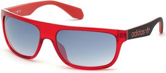 adidas OR0023 66C Mens Sunglasses Red Size 59