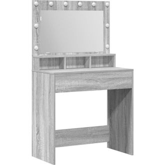 vidaXL Vidaxl - Dressing Table Grey sonoma 79 x 41 x 135 cm Engineered wood