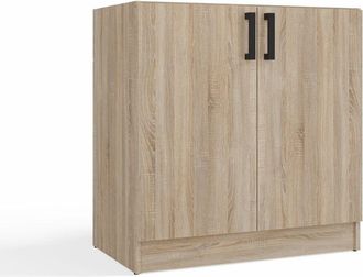 Topeshop Katia D-80 - Mueble Bajo De Cocina - 80x82x45,5 Cm - Roble Sonoma