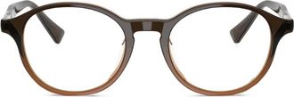 Brunello Cucinelli round-frame glasses - Black