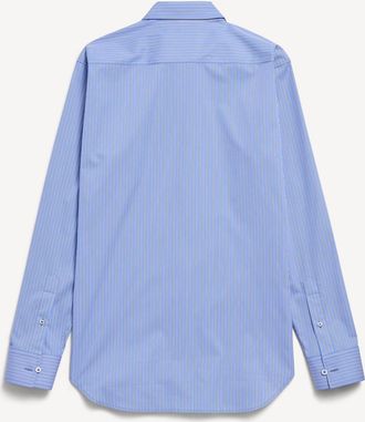 Balenciaga Womens Concld Buttons Shirt Blue