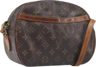 Louis Vuitton Pre-owned Monogram Canvas Shoulder Bag - Dames - Vintage Schoudertas - Bruin - ONE Size - Vintage