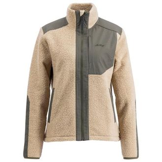 Lundhags Saruk Wool Pile Mid Full Zip Fleecejacke f&uuml;r Damen | beige