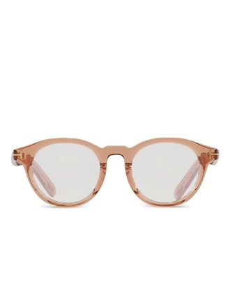 Tom Ford Zonnebril met rond montuur - Beige