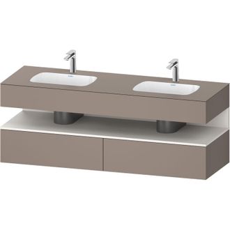 Duravit Qatego Lavabo Encastrado Con Base De Lavabo Consola, - Duravit