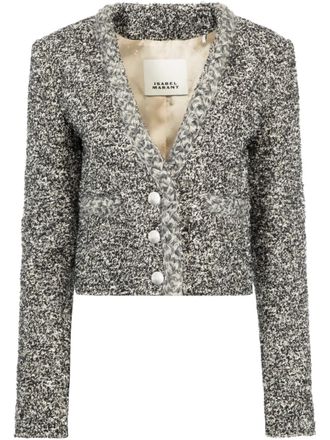 Isabel Marant Gwendoline jacket - women - Recycled Polyester/Acrylic/Recycled Acrylic/Cotton/Recycled Wool/Polyester/Other fibres/Viscose/Cotton