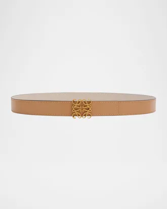 Loewe Anagram Reversible Leather Belt