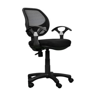 Techni Mobili Midback Mesh Task Office Chair. Color: Black