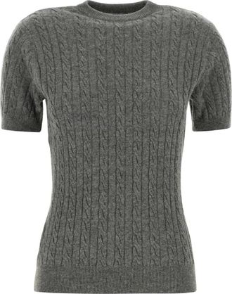 Gimaguas Rina Sweater - Dames - Ronde hals truien - Grijs - M - Wol - Truien & Vesten