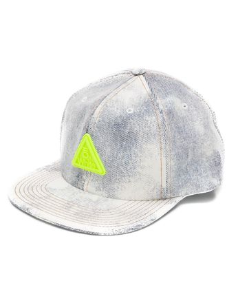 Off-white Pet met logopatch - Wit