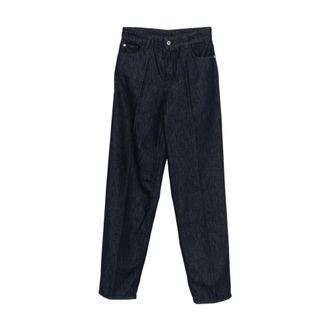 Emporio Armani Straight Jeans, female, Blue, Size: W30 Emporio Armani Jeans