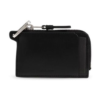 AllSaints Accessoires, Dames, Zwart, ONE Size, Katoen, Remy Leren Kaarthouder