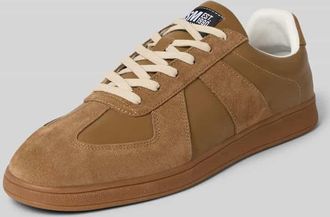 Steve Madden Sneaker aus Leder mit Schn&uuml;rung Modell Waltor in Taupe, Gr&ouml;&szlig;e 40