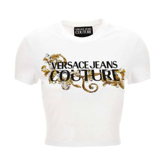Versace Jeans Couture Dames, Tops, Wit, Maat: XS