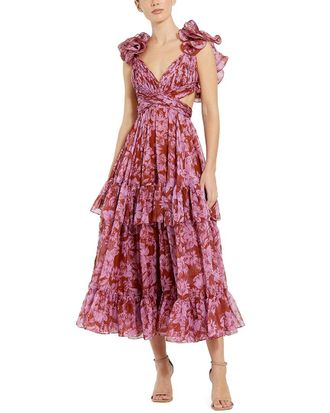 Mac Duggal Brocade Mini Dress